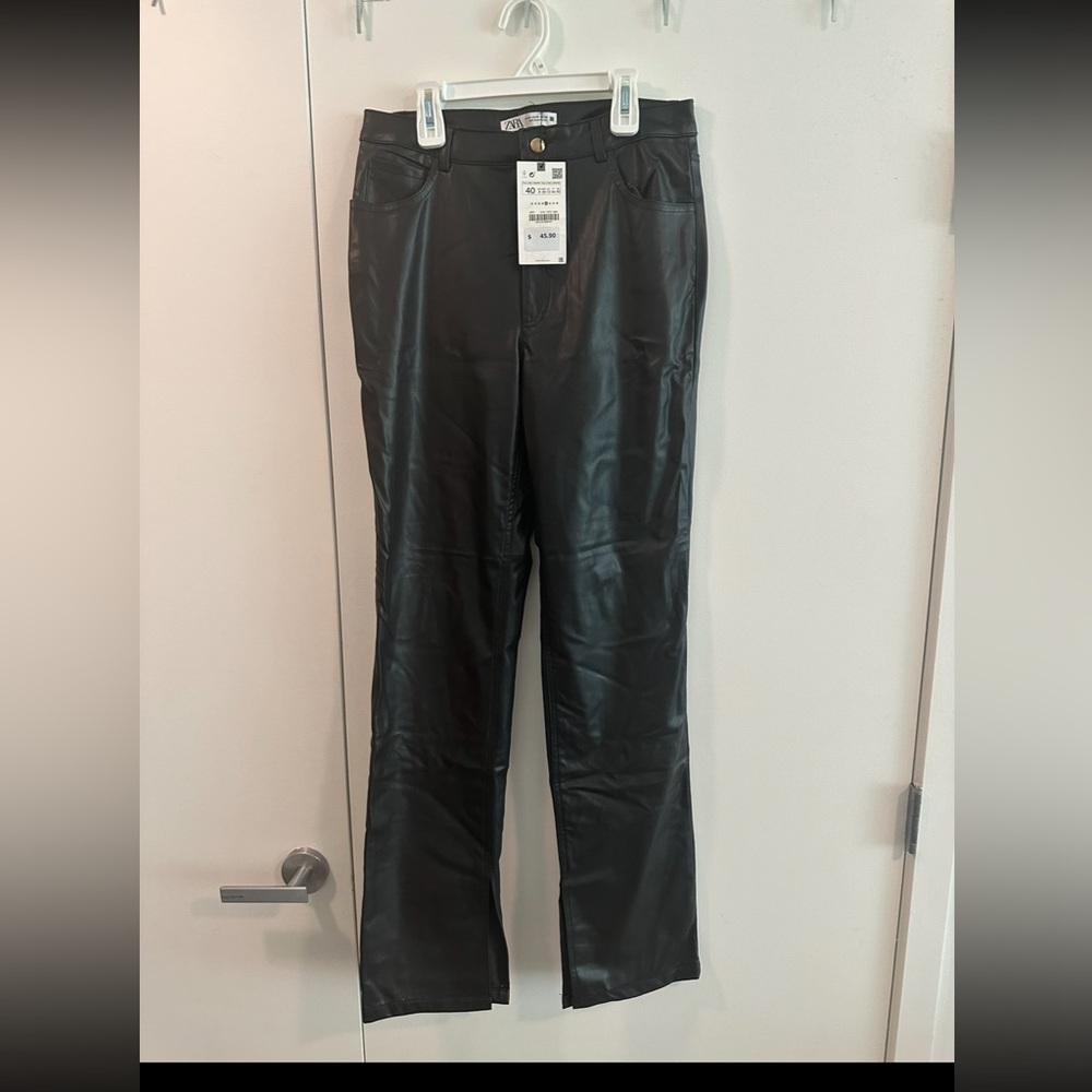Zara leather pants